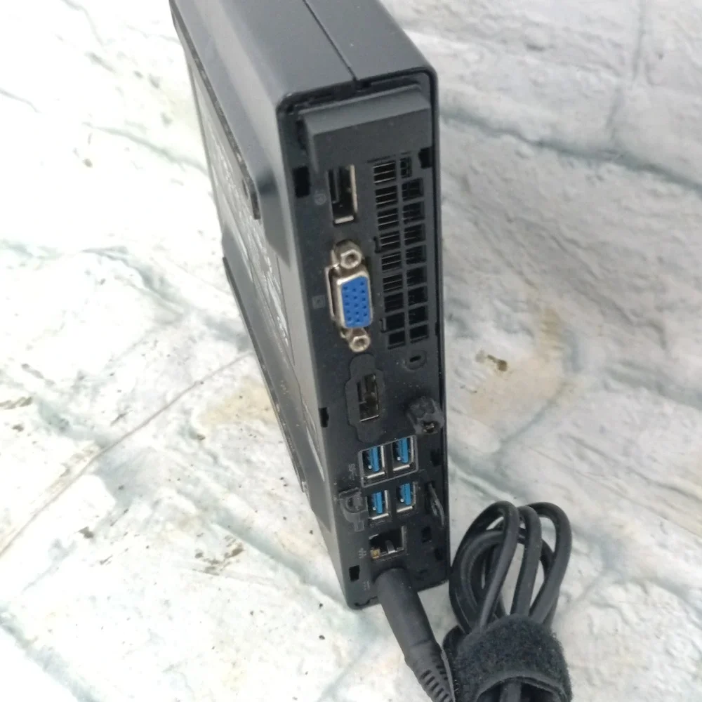 HP ProDesk 600 G2 Desktop Mini Intel Core i3 w/ AC Adapter Powers On   a12